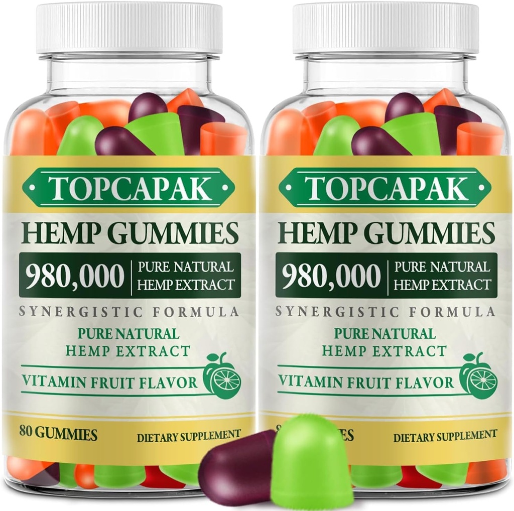 Hmep Gummies High Potency Infused med Pure Organic Hemo Oil 160 Count