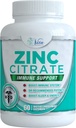 Zink Citrate 30mg Supplement - Immun Support för vuxna barn säkra immuntillskott Vitamin alternativ till Lozenge Liquid och Chewable tabletter