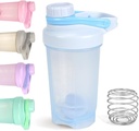 D.Y.A 16oz Leak Proof Sports Shaker Bottle för Protein Shakes, Pre Workout och Travel - BPA Free & Easy Clean, Blue