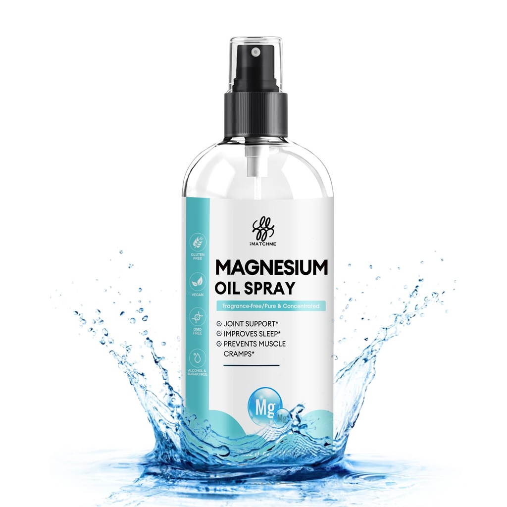 Magnesium Oil Spray - Familj Size13.19 oz Magnesium Oil för fötter och kropp - Rena, aktuella - Leg Cramps, Joint Health & Sleep Support, Nourish Skin & Hair - Naturliga, antika mineraler