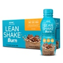 GNC Lean Shake Bränn med koffein, måltidsersättning, Chocolate Mocha, 25g Protein, kliniskt bevisad vikthantering, redo att dricka, Zero Added Sugar, 14 oz Bottles, Pack 12