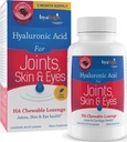 Hyalogic Hyaluronic Acid Chewable Lozenge - Chewable Tablets for Skin Care & Eyes - Vegan, Sugar-Free och Berry Favored Hyaluronic Acid Supplements (60 Count)