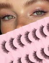 Naturliga ögonfransar Mink Natural Eyelashes False Eyelashes Natural Look False Lashes Wispy Eye Lashes Cat Eyelashes Fake Lashes KD01