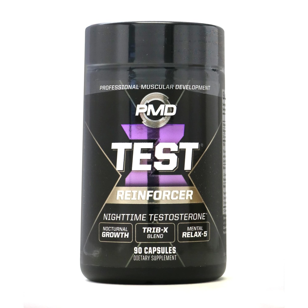 PMD Sport Z-Test Nighttime Testosterone Support - Sömninducerare och avkoppling för maximal anabola effekt - Förbättra muskelåterhämtning, öka muskeltillväxten - 90 kapslar