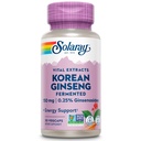 SOLARAY Fermented Korean Ginseng Root Extract | Hälsosam stress, energi och fysisk uthållighet stöd | Vegan, icke-GMO | 30 VegCaps