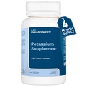 Life Enhancement High Absorption Potassium Supplement for Muscle, Brain & Bone Health - Inga tillsatser Hög Potens Elemental Potassium Supplement tillverkas i USA (240 kapslar - 120 portioner)