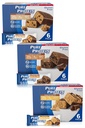 Rena proteinbarer, högprotein, näringsrika snäckor för att stödja energi, låg socker, glutenfri, skuldfri variety pack (Cookie Dough / choc Caramel / Peanut Butter Cup), 1,76 uns, pack 18