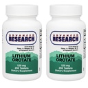 Näringsbärare Advance Research Lithium Orotate 120 Mg 200 tabletter (Pack of 2)
