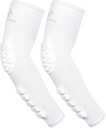 2PCS Padded Elbow Forearm Sleeves Compression Arm Skyddsstöd