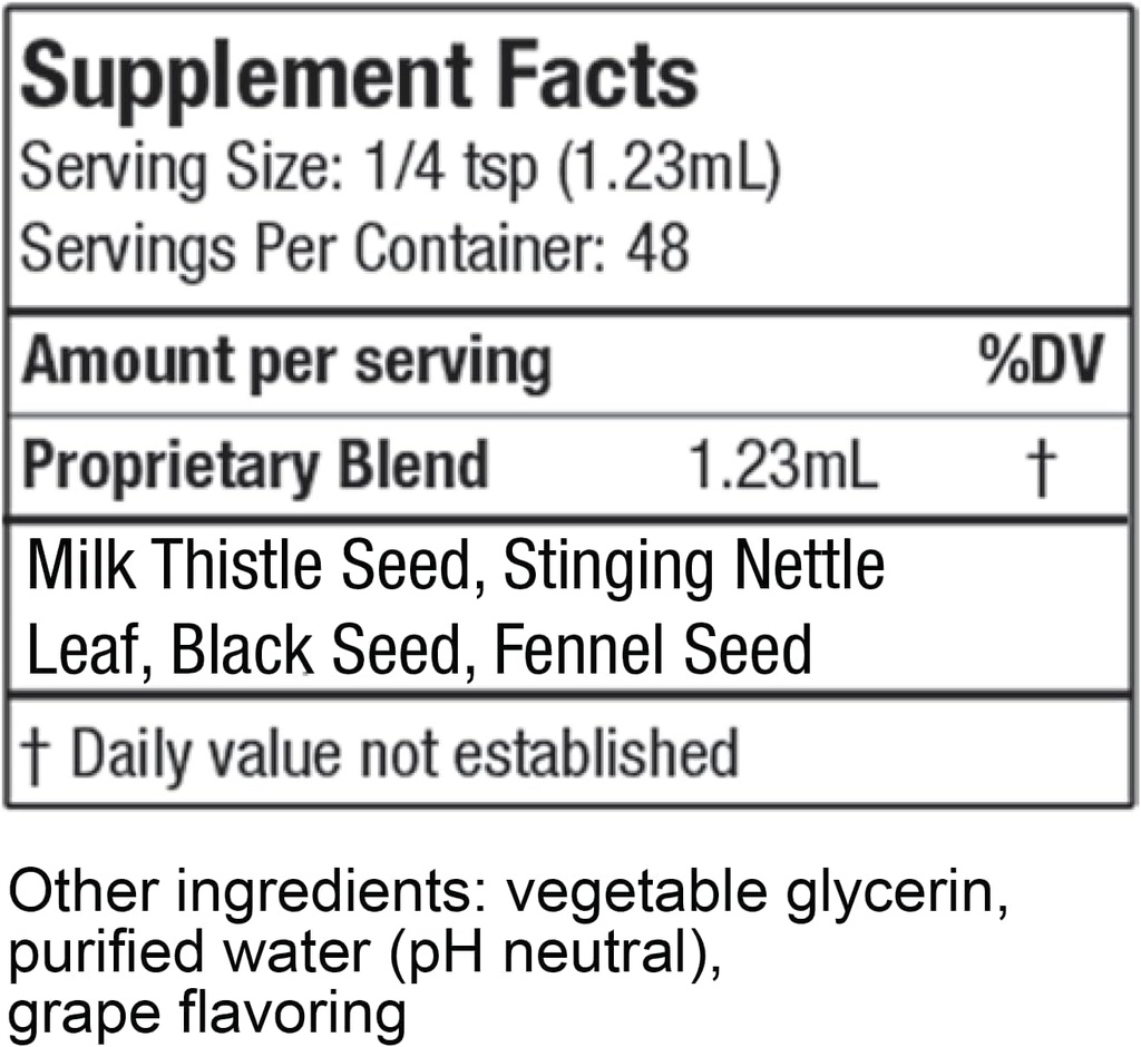 Mjölkig Mama Lady Leche Lactation Supplement - 2oz Tincture Breastfeeding Support för att öka mjölkförsörjningen - Herbal Milk Supplements with Milk Thistle, Black Seed