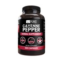 PURE ORIGINAL INGREDIENTS Cayenne Pepper (365 kapslar) No Magnesium eller Rice Fillers, Pure, Lab Verified