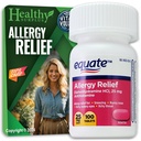 Healthy Surplus® Vital Volumes Tips Card & Equate Allergy Relief Diphenhydramine HCL, 25 mg 100 tabletter Bundle