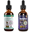Aktiv Adrenal + NoctuRest - Stöder Adrenal Health + Sleep Liquid Delivery för bättre absorption - Rhodiola, Hops, Holy Basil, Melatonin, Ashwagandha & More!
