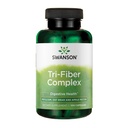 Swanson Tri-Fiber Complex - Digestive Health Supplement Made med Psyllium, Oat Bran och Apple Pectin - (100 kapslar)