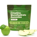 Kreatin Gummies 5g Monohydrat + Taurin & B12 - Sugar-Free, Vegan, Gluten-Free - Grönt Apple - 120 greve (30 portioner) för styrka, energi och fokus