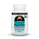 Källa Naturals Visuella ögon Kosttillskott - Multi-Nutrient Komplex med Bilberry Extract, Lipoic Acid och Lutein - 60 tabletter
