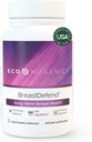 EcoNugenics BreastDefend DIM Supplement för kvinnors brösthälsa, östrogen Hormone Balance, Immune Support - Turmeric Curcumin, Reishi & Turkey Tail Mushrooms, Quercetin, Astragalus - 30 kapslar