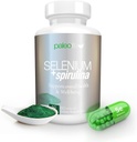 Öka koncentration, minne och energi med Premium Selen + Spirulina - Premium Antioxidant Supplement för hjärnfunktion - 60 dagars leverans (60 kapslar) - (1-pack)