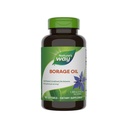 Naturens Way Borage Oil, Cold Pressed & Unrefined, GLA Supplement, 300 mg GLA och 440 mg Linoleic Acid per portion, 60 Softgels (Packaging May Vary)