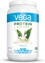 Vega Protein och Greens Vanilla (25 portioner, 26.8 Ounce) - Vegan Plant Based Protein Powder Shake, Gluten Free, Non Dairy, Non Soy, Non GMO