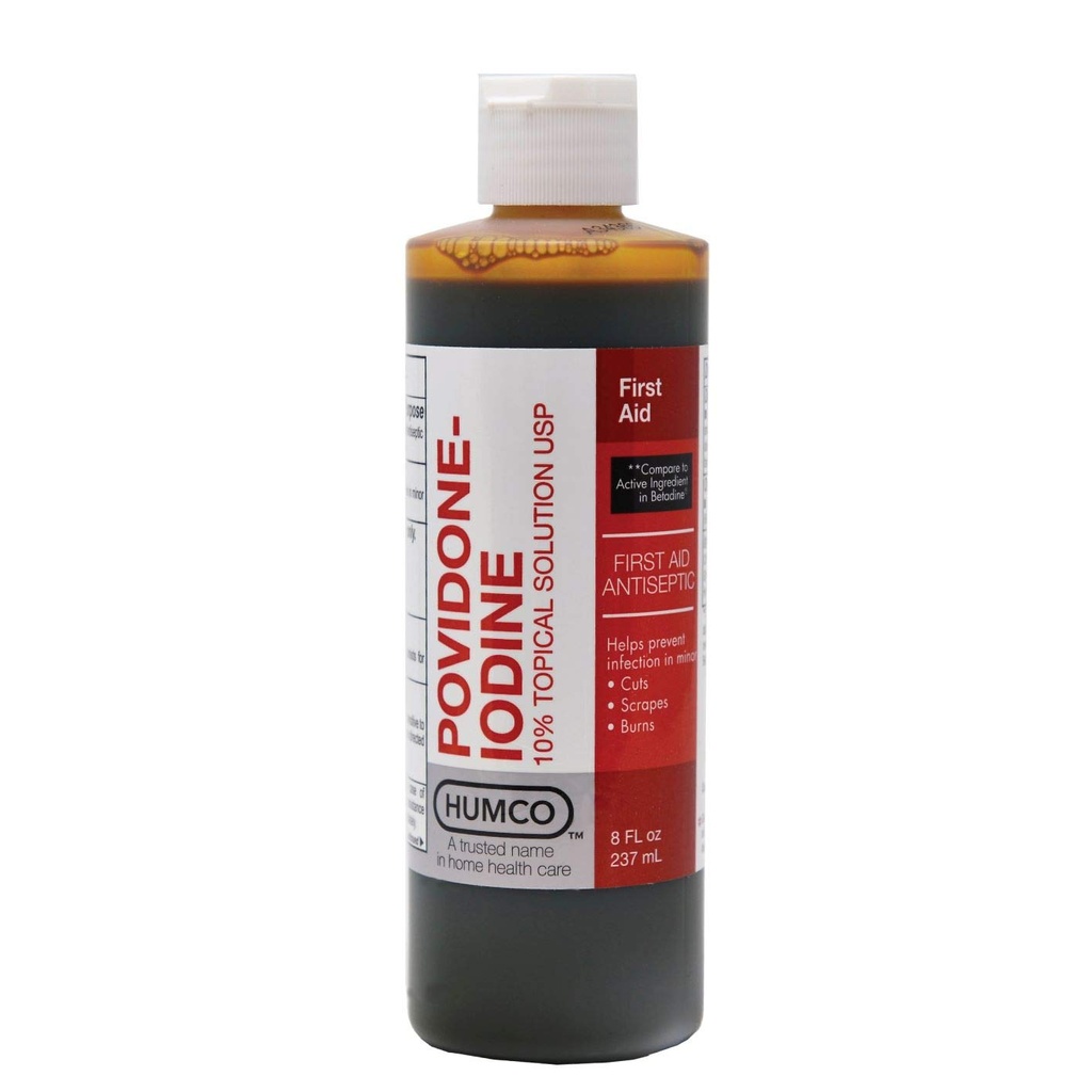 Humco 232516001 Povidonjod 10% Topisk lösning, 16 oz.