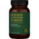 Global Healing Center - Ozonated Activated Charcoal Powder - Avancerad Digestive Detox som Adsorberar inre oönskade föreningar - Hjälper till att lindra ockasionella gasbesvär - 60 aktiverade kolpiller