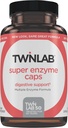Twinlab Super Enzyme Caps - Förstoppningstillägg med Digestive Enzymes - 50 kapslar