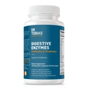 Dr Tobias Digestive Enzymes med probiotika, prebiotika och postbiotika Bromelain, Amylase, Lipase, för bättre matsmältning och immunfunktion, 120 kapslar 60 portioner (2 Daily)