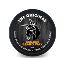Badass Beard Care Beard Wax för män - Den ursprungliga, 2 oz - mjuknar skägghår, lämnar ditt skägg ser ut och känner sig mer tät