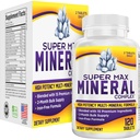 2-månaders Multimineral Supplement (järnfri) Naturliga multimineraler | Multiminerala tillägg med hög styrka (15-i-1) Blended Minerals Formel | Mineral Complex | 60-dagars buljong Supply | 120 tabletter