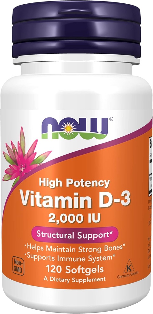 Nu livsmedel - Vit D-2000Iu 120 Sgels (Pack of 3)