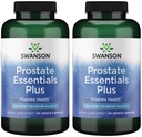 Swanson Prostate Plus - Naturtillskott för män som främjar hälsosam urinvägsflöde och frekvens - Stödjer övergripande prostata hälsa 90 Veg kapslar (2 Pack)