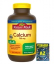 Adventure Home Calcium 750 mg med vitamin D3 och K, Kosttillskott för benstöd, 300 tabletter + Bättre guide vitaminer kompletterar bok gratis