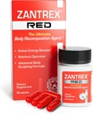 Zantrex Red Body Recomposition & Active Energy Booster Supplement Stöder Body Sculpting, Ökad Focus & Workout Performance | 28 kapslar