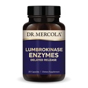 Dr Mercola Lumbrokinase Enzymes - Försenad frisättning Formel - Kosttillskott för kardiovaskulär och energistöd - Icke-GMO, Gluten-Free & Soy-Free - 30 kapslar (30 portioner)