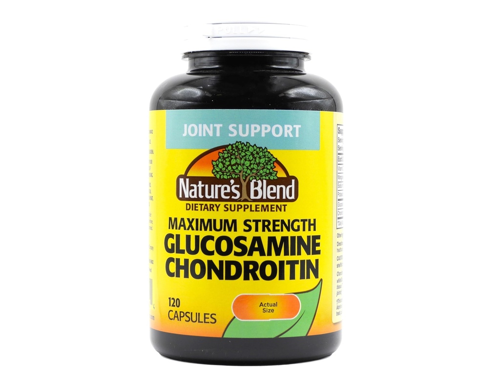 Glukosamin Chondroitin Maximal Styrka 120 kapslar av naturens Blend