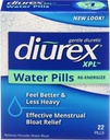 Diurex XPL Re-energizing vattenpiller - Relieve Bloating & Fatigue - 22 greve