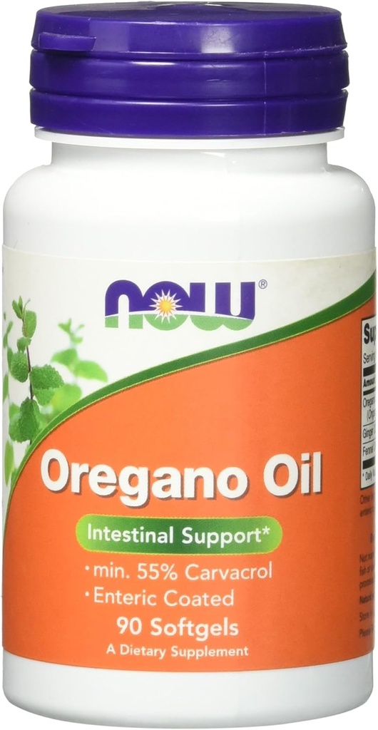 Nu livsmedel: Oregano olja, 90 sgels (2 Pack)