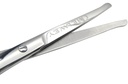 Rounded Stainless Steel Facial Hair Scissors - Safety Scissors for Nose Hair, Eyebrows, Eyelashes, Mustache, Beard och Baby Nails