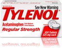 Tylenol Reg Strngth 100'S Size 100ct Tylenol 325 Mg Regelbunden styrka smärtstillande