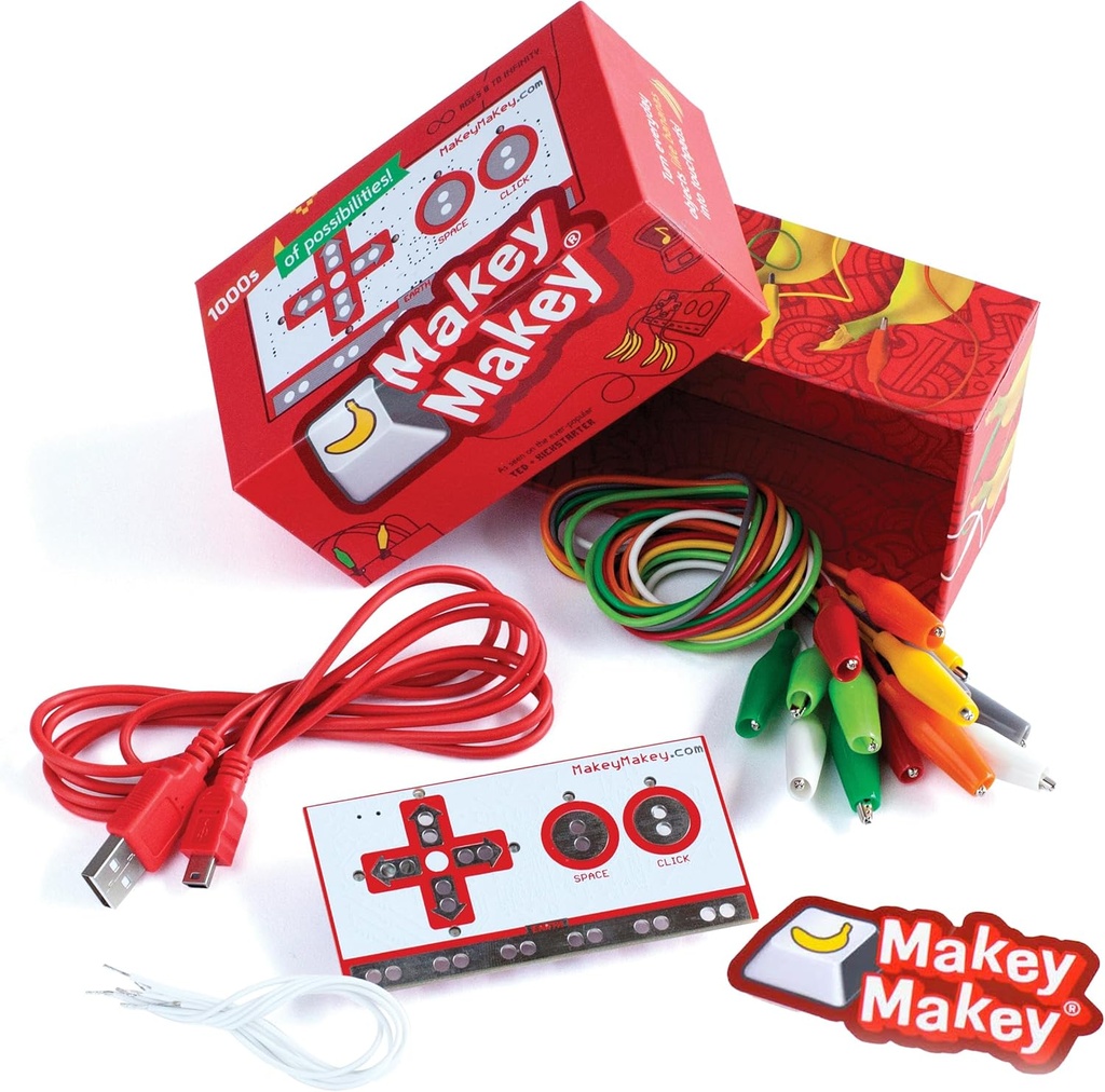 Makey Makey STEM Kit från Joylabz, Educational Science Kits, 1000s of Engineering and Computer Coding Activities, Hands-on Technology Learning Fun, Engineering Kits for Kits, STEM Kits