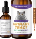 Urinary Tract Support för katter - UTI-behandling för katter - Urinary Tract Health, lindrar urinkristaller, njure och blåsstödstillägg, 2 uns CATNEW