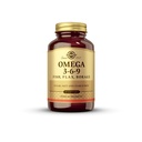 Solgar 1300 mg Omega 3-6-9-60 Softgels - Stöd för gemensam och hudhälsa - Non-GMO, Gluten Free - 20 portioner