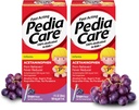 Infants Acetaminophen Oral Suspension Liquid, Fast-Acting Infant Pain Reliever/Fever Reducer with Easy-to-Use Syringe, Zero Alcohol or Aspirin or Ibuprofen, Grape Flavor, 1 fl oz (2 Pack)