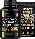 Glukosamin Chondroitin MSM Capsules - Gemensamt stöd tillskott för vuxna, 2800 mg Triple Strength Vitamins: Glukosamin HCL, Chondroitin Sulfate med OptiMSM - Reducerar gemensamt obehag, 120 kapslar