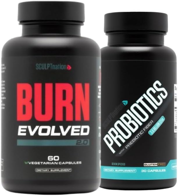 Skulpt Nation av V Shred Burn Evolved 2.0 och Premium Probiotics Bundle