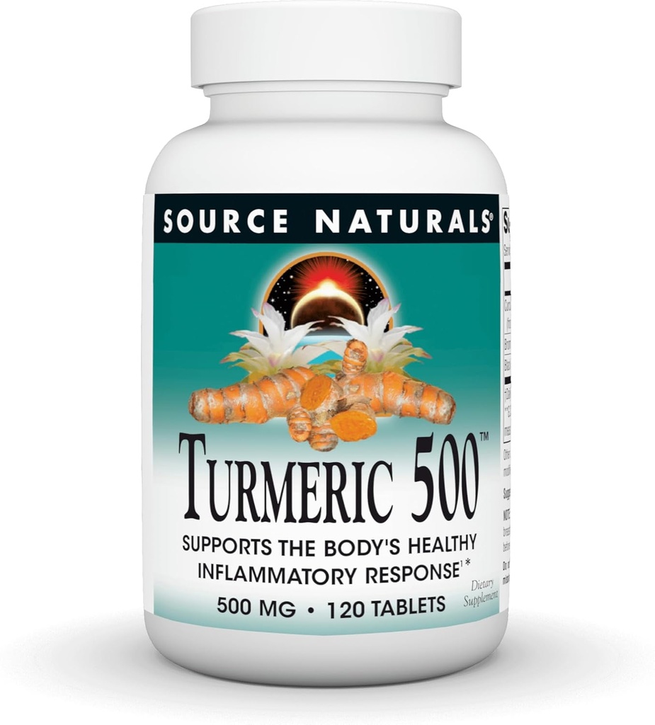 Källa Naturals Turmeric 500, 500 mg - 120 tabletter