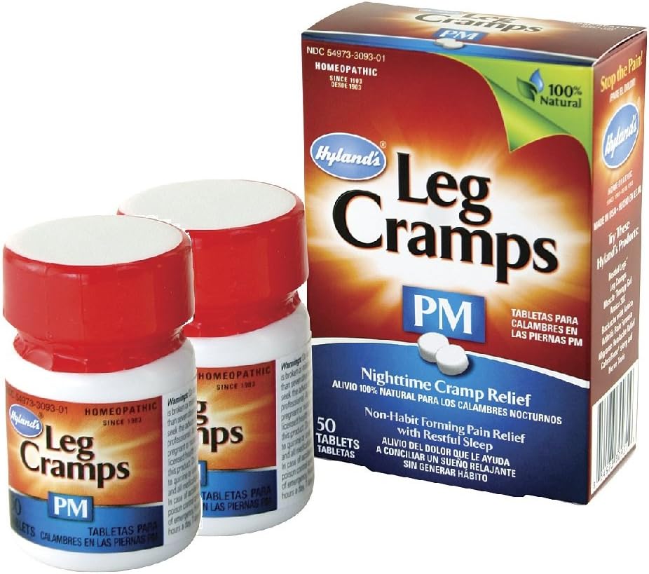 Hylands Leg Cramps PM Tablets, 50 Count (Pack of 2)