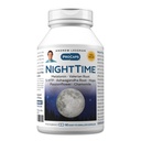 ANDREW LESSMAN Night Time 60 Capsules - 3mg Melatonin, Valerian, Ashwagandha, Passionflower, Hops, Chamomile. Ingen morgongrogginess. Naturligt stöd, Gentle Restful Sleep. Lätt att svälja kapslar
