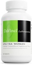 DaVinci Labs Spectra Woman - Kosttillskott för att stödja benhälsa och kvinnors behov - med vitaminer, mineraler, kalcium, Beta Carotene, L-Cysteine, Grape Seed Extract och mer - 240 tabletter